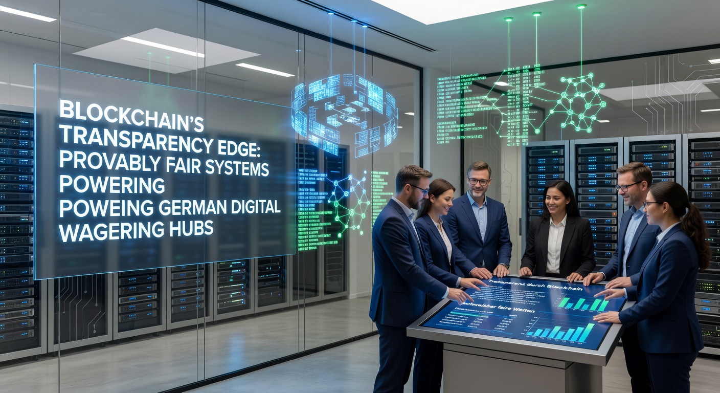 Deutsche Wettplattform mit Blockchain-Integration zeigt Dashboards für Provably-Fair-Verifikation und Krypto-Transaktionen
