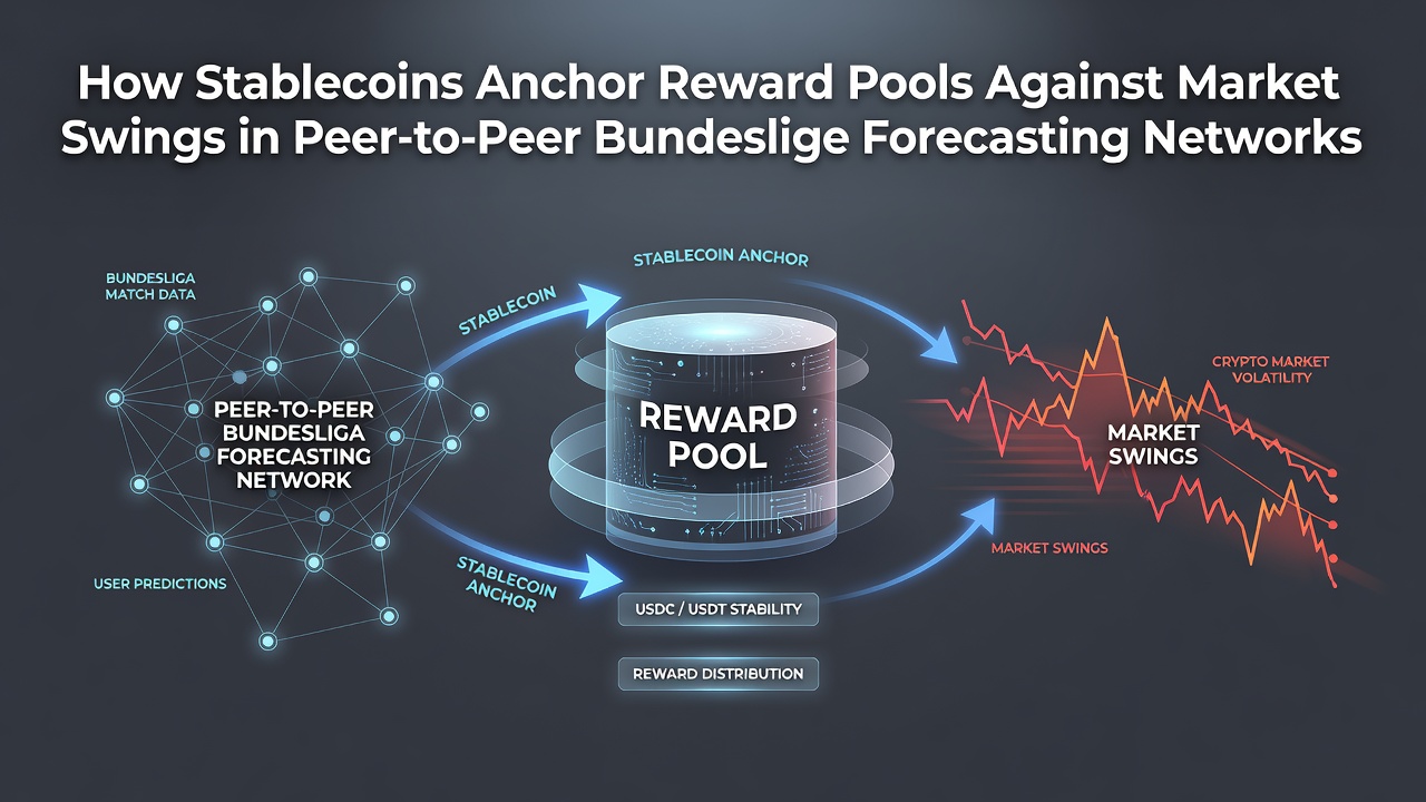 Stablecoins stabilisieren Belohnungspools in dezentralen Bundesliga-Vorhersagenetzwerken durch feste Wertanker